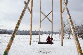 Kyiv in winter
