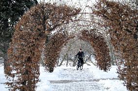 Kyiv in winter