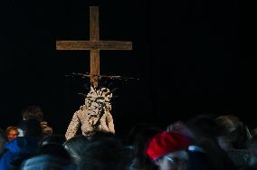 Presentation of restore Pensive Christ sculpture in Lviv
