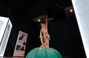 Presentation of restore Pensive Christ sculpture in Lviv