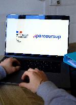 Illustration Of The Website Parcoursup - France