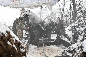 Soldiers of 406th Separate Artillery Brigade defend Zaporizhzhia direction