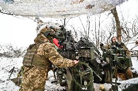 Soldiers of 406th Separate Artillery Brigade defend Zaporizhzhia direction