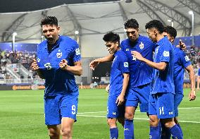 (SP)QATAR-DOHA-FOOTBALL-AFC ASIAN CUP-GROUP F-THA VS KGZ