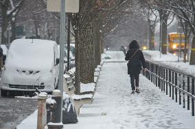 Snow In New York, United States