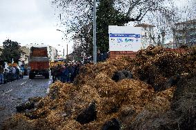 Farmers Protest In Toulouse