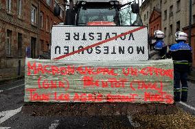 Farmers Protest In Toulouse