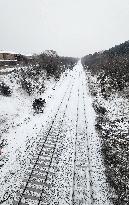 Frigid Temperatures And Snowy Weather Continue In Toronto