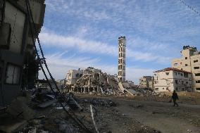 MIDEAST-GAZA CITY-ISRAEL-ATTACKS-AFTERMATH