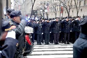 NYPD Chief Joseph Esposito Funeral - NYC