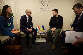 Zelensky Attends World Economic Forum - Davos