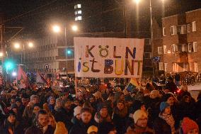 Demo Against AFD ( Alternative For Germany) Party In Cologne