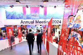 SWITZERLAND-DAVOS-WORLD ECONOMIC FORUM 2024-CHINESE SPRING FESTIVAL