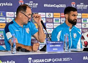 AFC Asian Cup Qatar 2023 Press Conference India And Uzbekistan