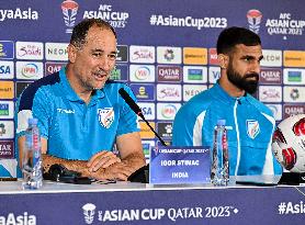 AFC Asian Cup Qatar 2023 Press Conference India And Uzbekistan