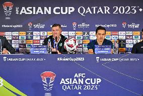 AFC Asian Cup Qatar 2023 Press Conference Uzbekistan And India
