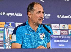 AFC Asian Cup Qatar 2023 Press Conference India And Uzbekistan