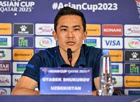 AFC Asian Cup Qatar 2023 Press Conference Uzbekistan And India