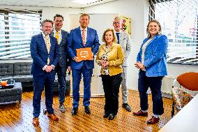 Dutch King Visits Organization Of Bailiffs - The Hague