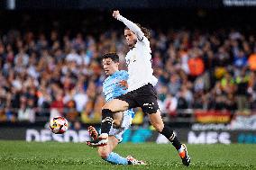 Valencia CF v RC Celta - Copa del Rey