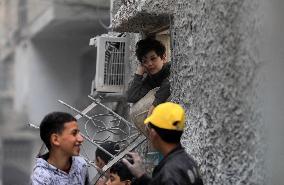 MIDEAST-GAZA-RAFAH-ISRAEL-AIRSTRIKE-AFTERMATH