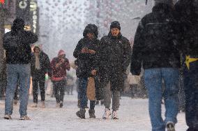 Snow In Cologne