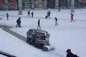 Snow In Cologne