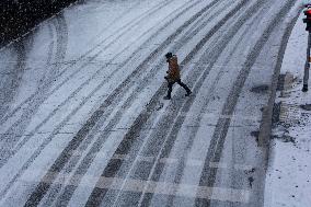 Snow In Cologne