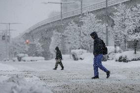 CANADA-VANCOUVER-HEAVY SNOW