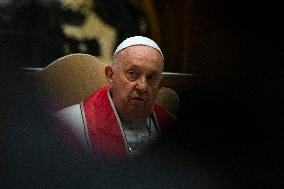 Pope Francis Leads A Funeral Mass - Vatican