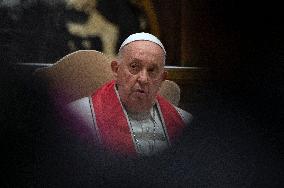 Pope Francis Leads A Funeral Mass - Vatican