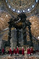 Pope Francis Leads A Funeral Mass - Vatican