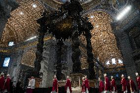 Pope Francis Leads A Funeral Mass - Vatican