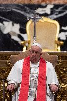 Pope Francis Leads A Funeral Mass - Vatican