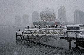 Major Snowstorm Hits Metro Vancouver - Canada