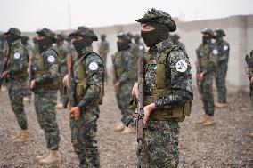 Training Exercises For Opposition Fighters On The Outskirts Of Manbij.