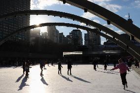 Ice Skating In Toronto/Canada