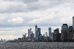 New York City Views From Staten Island Ferry