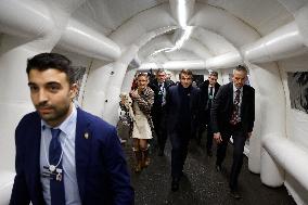 Macron At World Economic Forum - Davos