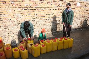 AFGHANISTAN-KABUL-DROUGHT-WATER