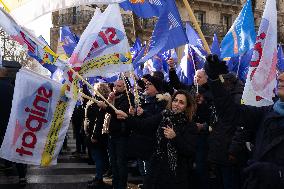 Rally Called By French Police Unions - Paris