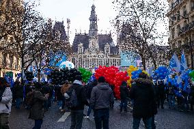 Rally Called By French Police Unions - Paris