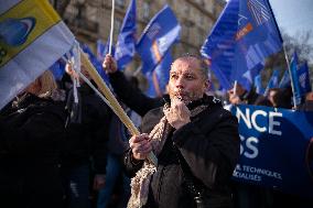 Rally Called By French Police Unions - Paris