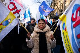 Rally Called By French Police Unions - Paris