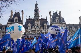 Rally Called By French Police Unions - Paris