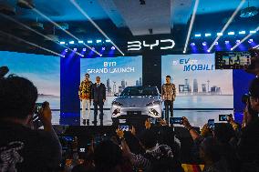 INDONESIA-JAKARTA-BYD-ELECTRIC VEHICLES-LAUNCH