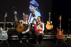 The Mark Knopfler Guitar Collection Photocall At Christie's In London