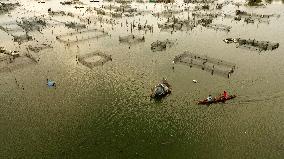 INDONESIA-LHOKSEUMAWE-DAILY LIFE-FLOATING FISH FARM