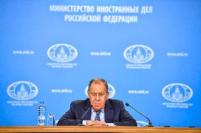 RUSSIA-MOSCOW-FM-PRESS CONFERENCE