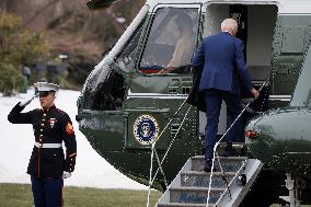 Biden Leaves White House - Washington